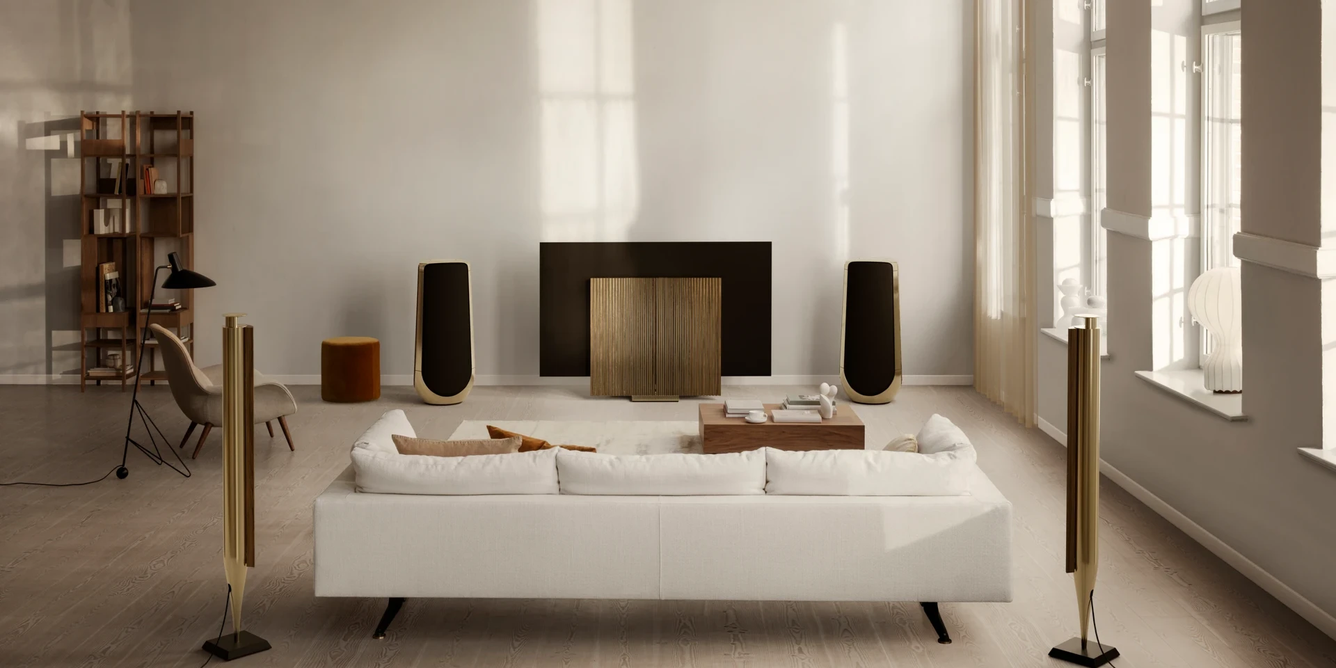 Woonruimte met B&O audio & geluid